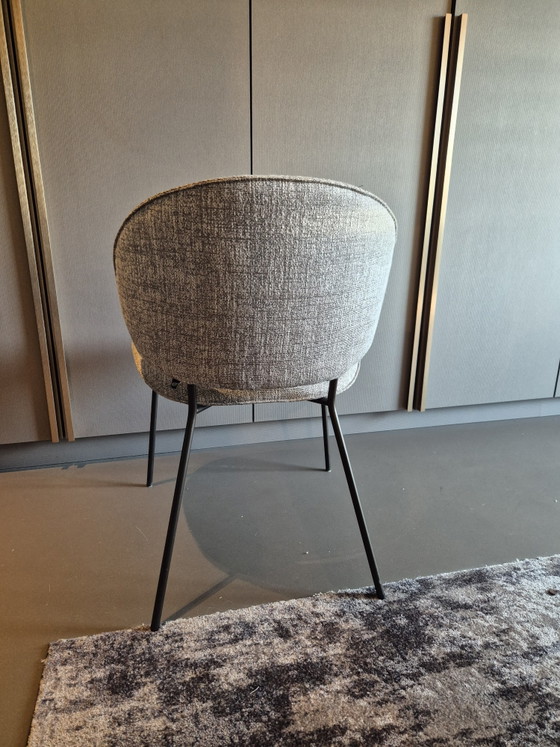 KFF Alvaro Eetkamerstoel Grijs 2 Stuks – Eetkamerstoelen, Textile (photo 4 of 5)