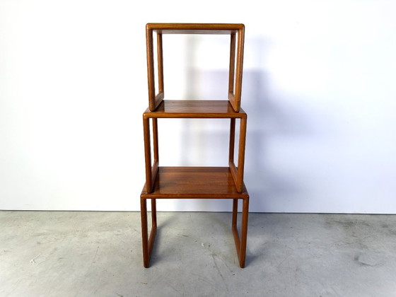 Tables d'appoint scandinaves de Dyrlund, années 1960 – Bois (photo 10 of 12)