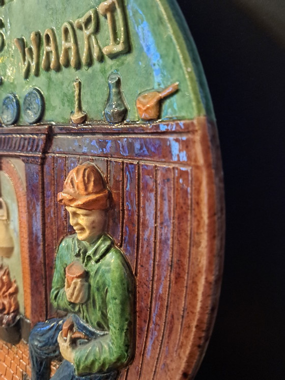 Image 1 of 1Ceramica fiamminga XXL Diametro 32,5 cm In perfette condizioni d'epoca