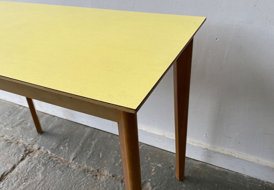 Image 1 of Mid-Century vintage Formica kitchen dining table