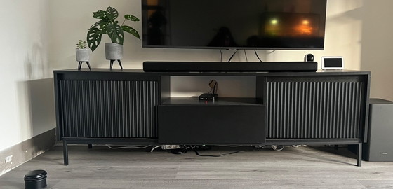 Image 1 of Mueble de TV negro