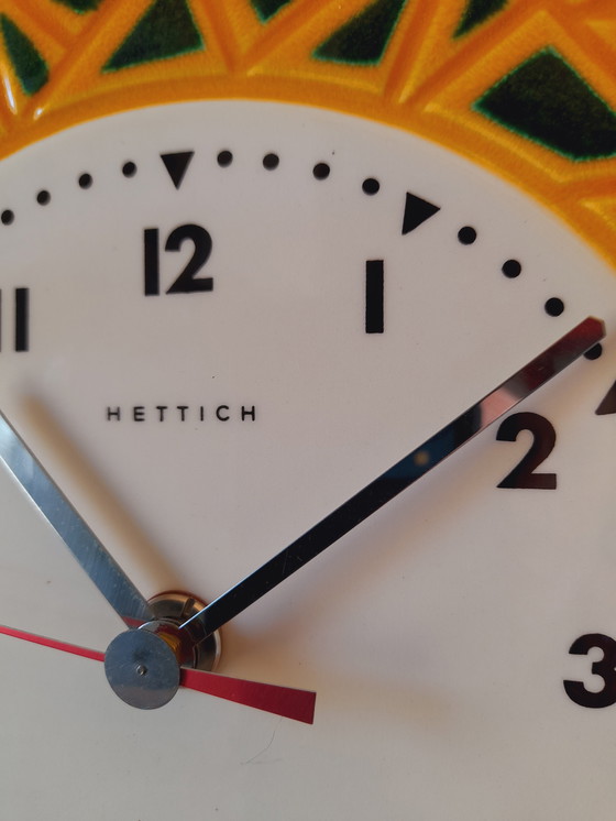 Image 1 of Hettich Ceramic Wall Clock, 1980