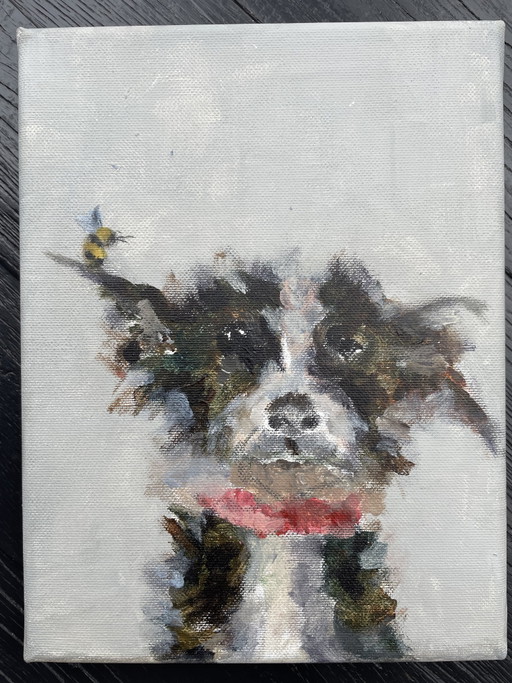 Small acrylic painting