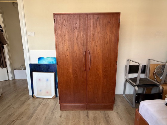 Armoire en teck Mid Century, Danemark – Bois (photo 3 of 24)