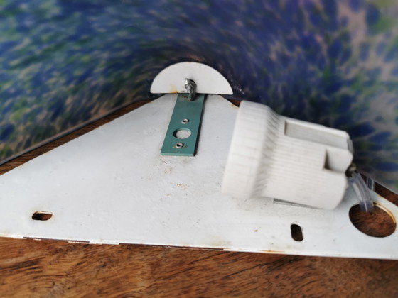 Image 1 of Vintage SCE France glazen wandlamp