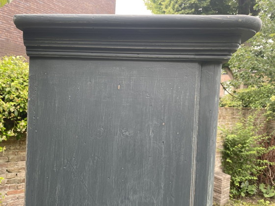 Image 1 of 18E Eeuwse Kledingkast Keukenkast Halkast Legkast Frans  Antiek