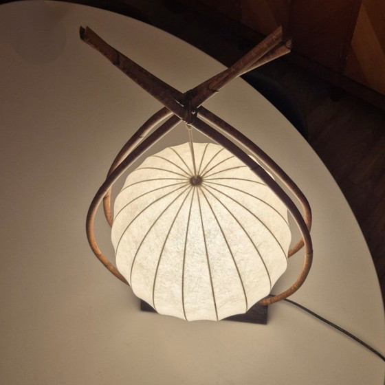 Wabi Sabi Cocoon Table Lamp 1960s – Wood, Plastic (photo 8 of 8)