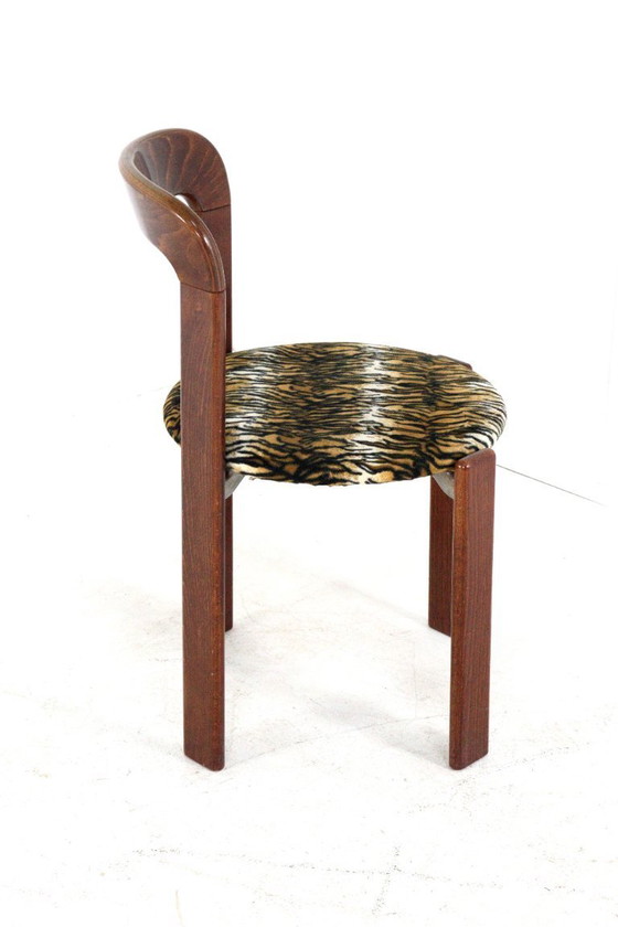 Set di 6 sedie Bruno Rey per Kusch & Co con stampa tigrata vintage – Sedie da pranzo, Wood (photo 8 of 24)