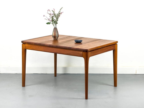 Uitschuifbare Teak Eettafel van Glostrup, jaren 70, Mid Century Modern (foto 7 van 20)