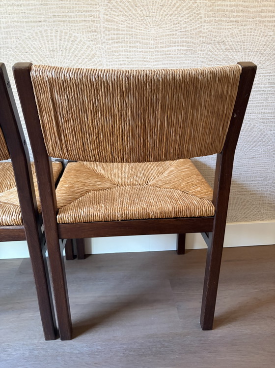 Image 1 of 4x Cees Braakman Pastoe stoelen 