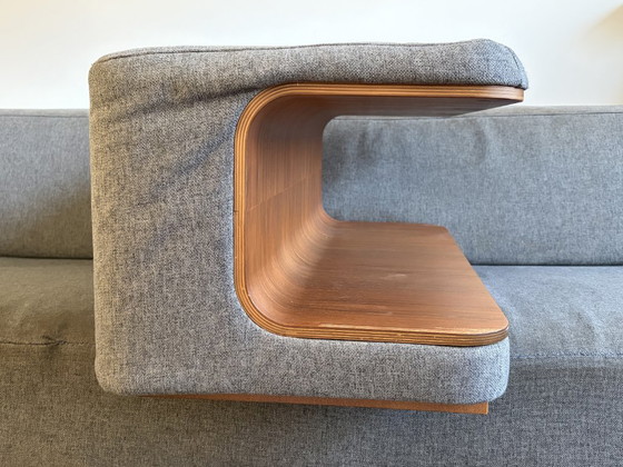 Jonas Ihreborn "Satellite" Sofa - restoration project / re-upholstery – 3-5 seaters, Wood, Chrome (photo 8 of 14)