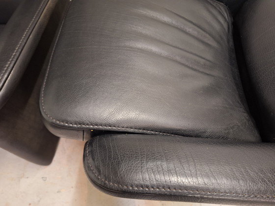 Image 1 of 2 pezzi Poltrone De sede in pelle nera ds-50