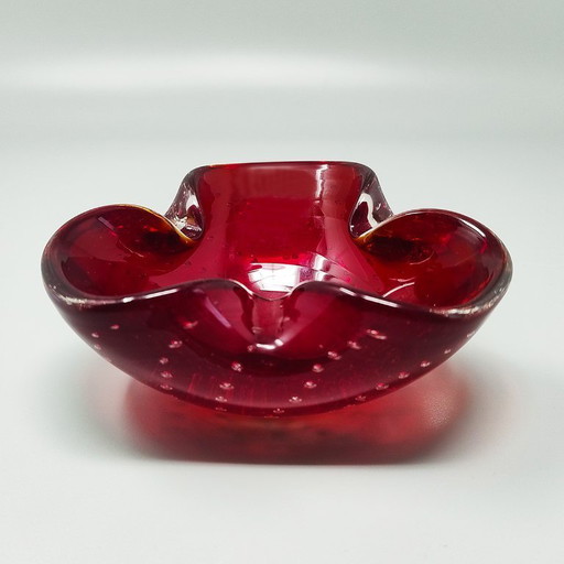 Splendido posacenere o raccoglitore anni '60 di Flavio Poli per Seguso, prodotto in Italia