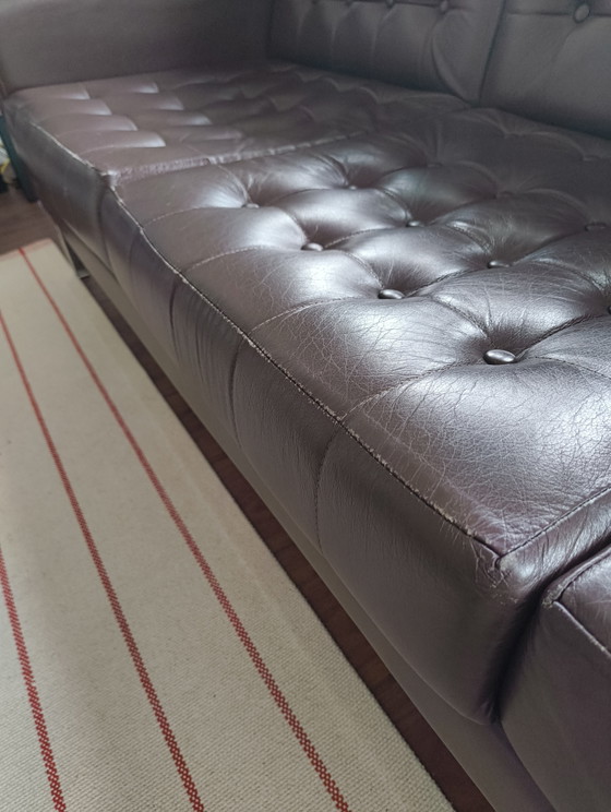 Loft / Robin Day Design Sofa With Footstool – 3-5 seaters, Leather (photo 6 of 10)
