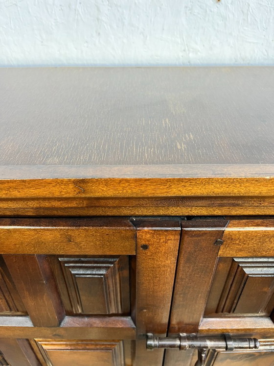 Image 1 of Vintage Spaanse Kast / Wandmeubel, Brutalistisch, 1960's