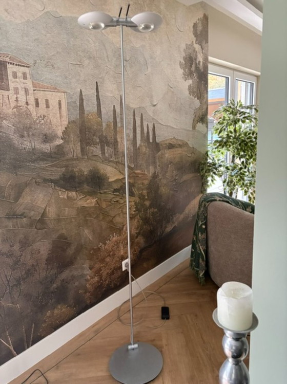 Occhio puro E Terra - satin glass, Modern Floor light, Metal, Silver (photo 2 of 6)