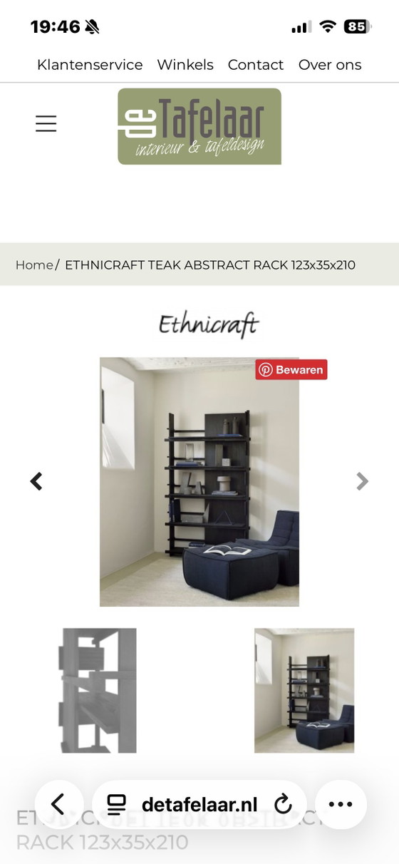 Image 1 of Etnicraft cabinet new