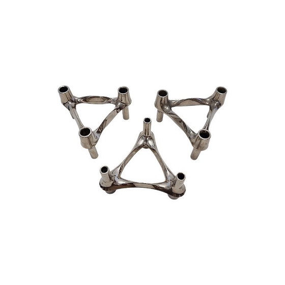 Image 1 of Candelabros antiguos de Stoff Nagel para BMF, década de 1960.