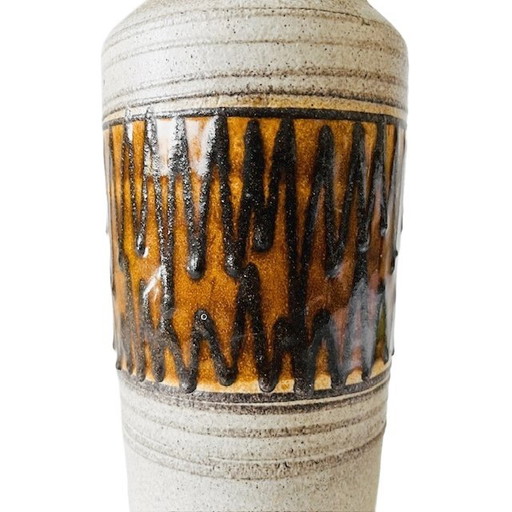 Vintage West Germany vase beige EB Haldensleben 1960's