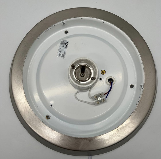 Image 1 of Lampada da soffitto Peill & Putzler “KIBO” (Modello 71333) – Germania, vetro opalino/trasparente, vintage