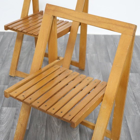 Image 1 of Aldo Jacober For Alberto Bazzani 4 Chairs Mod. Trieste 1960s Vintage Design