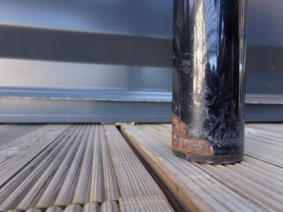 Image 1 of Coppia di poltrone nere in "rete metallica".