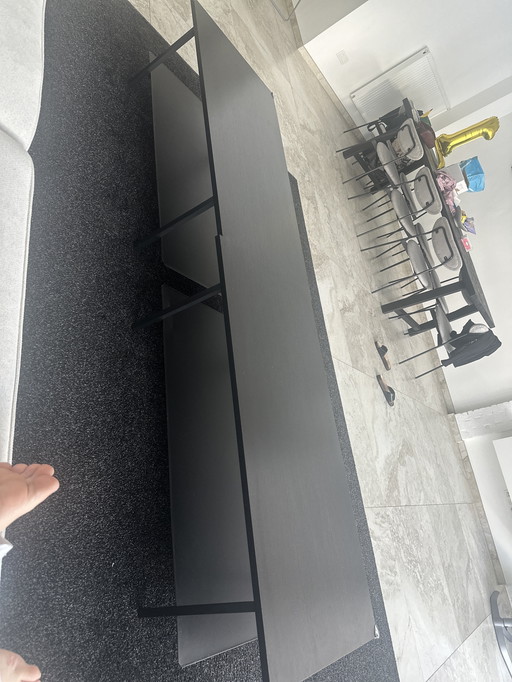 Tavolino da caffè nero