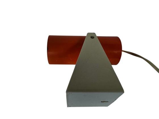 Image 1 of Brilliant Leuchten - Space Age lighting - orange - white - wall spotlight - 3rd quarter 20th century