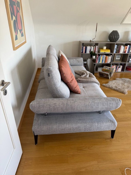 Nicoletti Sofa CHAMONIX grey linen