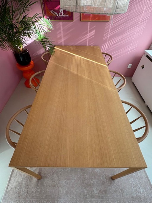 Arco slim dining table 210x90 cm oak Bertjan Pot