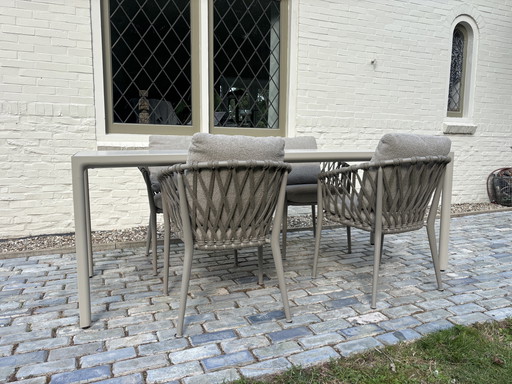 4 B&B Italia Erica garden chairs dining arm chairs new production 2025
