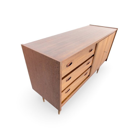 Image 1 of Original teak midcentury sideboard vintage danish design chest of drawers