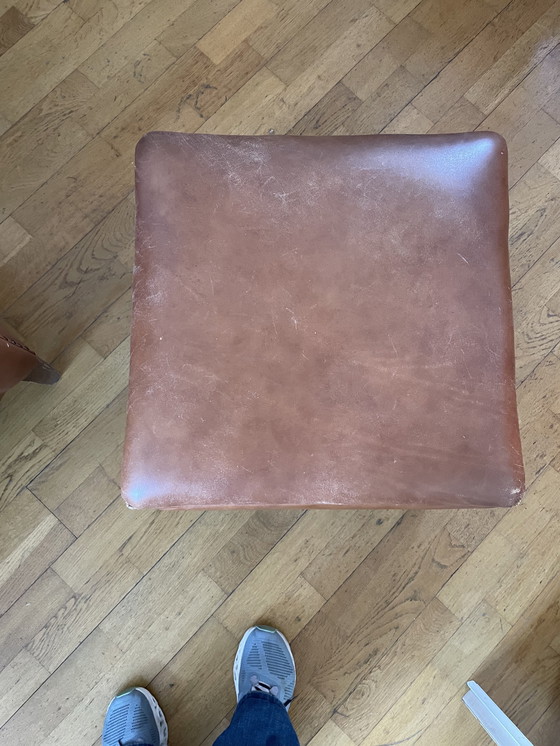 Image 1 of Nico Van Oorschot Fauteuil met hocker 