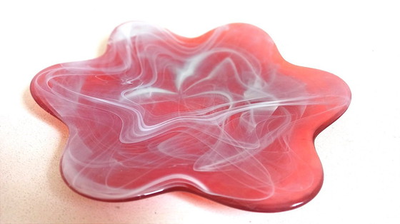 Image 1 of Murano glazen schaal of sieradenschaal, jaren 70, 31 cm breed