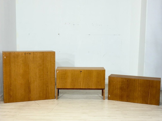 Image 1 of Vintage classic: IKEA MTP shelf / highboard / sideboard – oak – design Marianne Richter