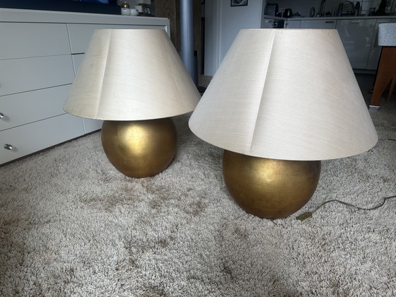 Image 1 of 2x table lamps by designer Erik Kuster