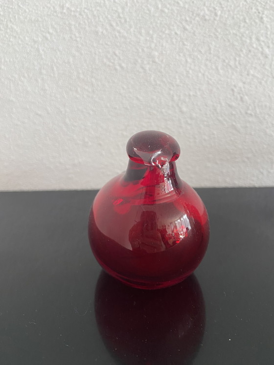 Image 1 of Oiva Toikka Iittala rood