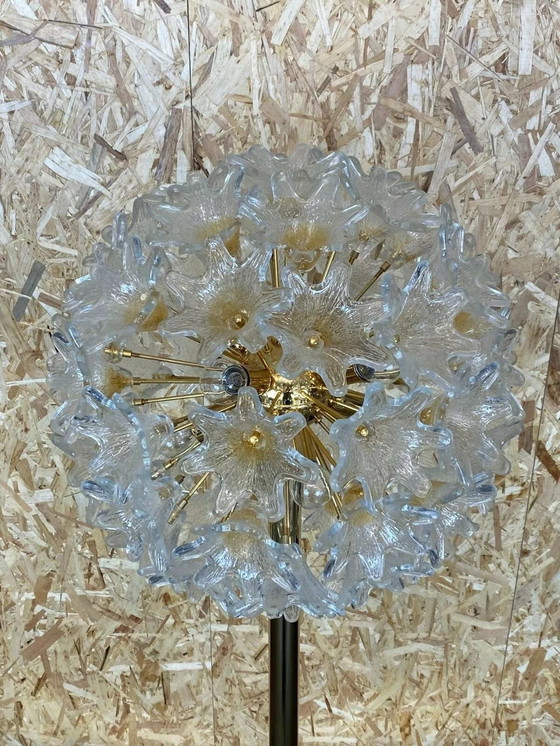 Image 1 of 60er 70er Jahre Lampe Leuchte Floor Lamp Toni Zuccheri - VeArt Für Venini Italien 70s