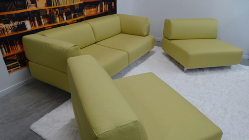3x Living Divani Metrocubo Couchgarnitur
