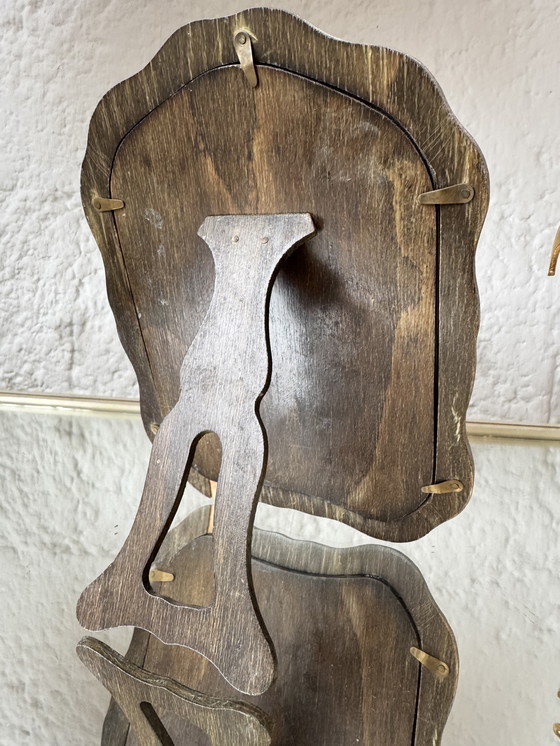 Image 1 of Marco de fotos plateado de los años 50