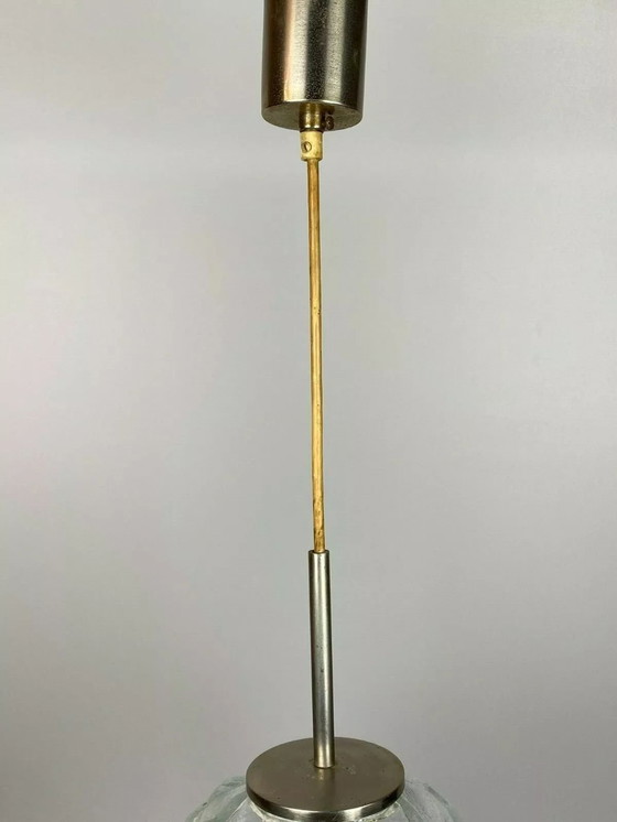 Image 1 of Lampada anni '60 e '70, lampada da soffitto, lampada a sfera, Hillebrand, vetro, Space Age