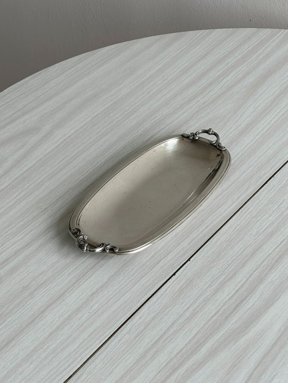 Image 1 of Small antique silver plated tray