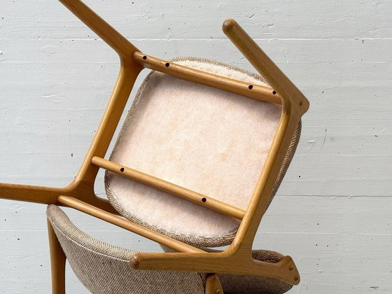 Image 1 of Set de 6 chaises modèle No.49 d'Erik Buch pour O.D. Møbler A-S au Danemark, années 1960