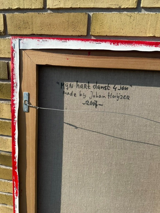 Image 1 of Original Johan Huijzer painting 'My heart dances with you'