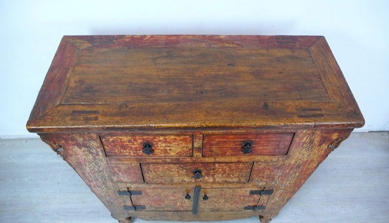 Image 1 of Sideboard, coffee bar, reclaimed wood, shabby chic, brown-red