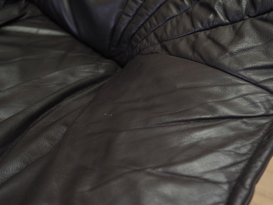 Image 1 of Leren fauteuil, Italiaans ontwerp, jaren 1960, Productie: Italië