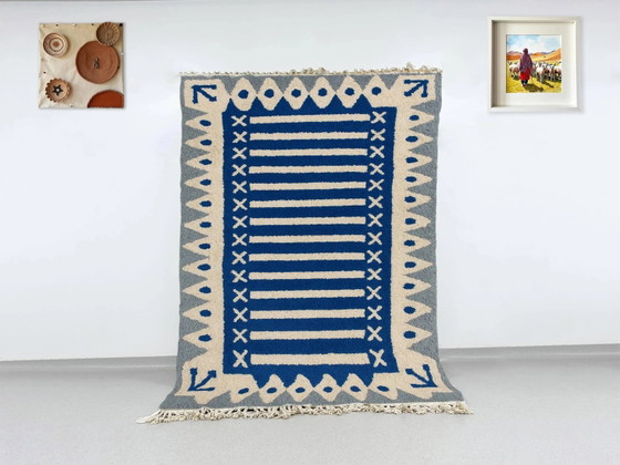 Tappeto berbero fatto a mano in pura lana 3x2 m – Tappeti, Wool (photo 2 of 7)