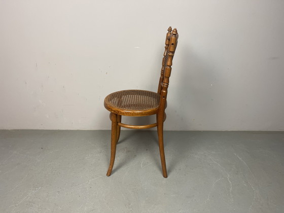 Set van zes authentieke eetkamerstoelen, vervaardigd door Josef Hofmann - Wenen/Bielitz, Oostenrijk, jaren (photo 13 of 15)