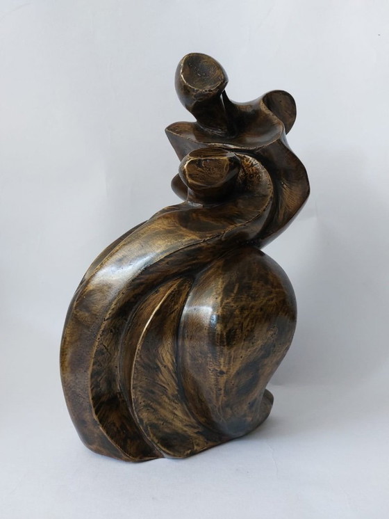 Image 1 of scultura astratta in legno