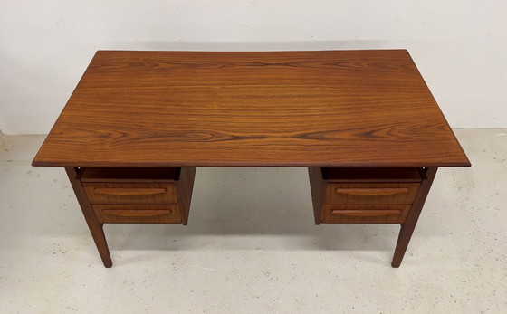 Image 1 of Gunnar Nielsen Teak Desk for Tibergaard, 1960s.